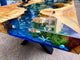 Personalized Large EPOXY Table, Resin Dining Table for 2, 4, 6, 8 River Dining Table Top, Wood Epoxy Coffee Table Top, Living Room Table