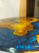 Multi River Epoxy Coffee Table Round Table Table Living Room Table for 2, 4, 6, 8 Dining Table Resin Bar Counter Home Décor Side/End Table