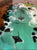 Customized Aquarium Look with Skate Fish & Tortoise Sea Green Epoxy Resin Round Coffee Table Patio Table Console Table Side Table Centre Table Living Room Table
