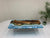 TUZECH Blue Ocean Look with Island Epoxy Resin Dining Table Coffee Table End Table Wooden Table Living Room Table Bar Counter Home Décor Side Table top