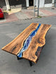 Attractive Blue Epoxy Resin Dining Table Coffee Table Conference Table Kitchen Table Living Room Table Bar Counter Table End Table Side Table Patio Table Home Décor