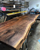 TUZECH Large Massive Live Edge Wooden Dining Table Coffee Table Console Table Living Room Table Kitchen Table Patio Table Bar Table End/Side Table Centre Table Home Décor