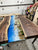 TUZECH Resin Riverside Nature's Embrace Dining Table Epoxy Wave with Stone and Pebbles Coffee Table Contemporary Table Patio Table End/Side Table Home Décor