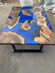 TUZECH Alluring River Blue Epoxy Resin Table Dining Table Living Room Table Coffee Table Center Table Kitchen Table Console Table Patio Table Side/End Table Home Décor