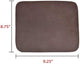 Thick Leather Durable Mouse Pad Office Essentials Handmade Leather Mouse Mice Pad Mat Smooth Surface (Brown)-Tuzech store
