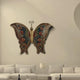 Tuzech Metal Designer Handmade Handicraft Gift Item Showpiece Wall Decor -Large Colourful Butterfly
