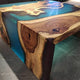 Tuzech Epoxy Table Top Fully Customized Thick Resin River Table Indoor Outdoor Wooden Coffee Table Top-Tuzech store