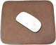 Thick Leather Durable Mouse Pad Office Essentials Handmade Leather Mouse Mice Pad Mat Smooth Surface (Brown)-Tuzech store