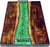 Epoxy Fully Customized Resin Green River Live Edge Wood Tray-Tuzech store