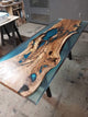 Tuzech Epoxy Table Fully Customised Thick Resin River Table Indoor Outdoor Wooden Dining Table Top (76 X 30 Inches)-Tuzech store