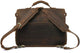 Leather Messenger Bag Casual Designer Travel Briefcase Business Messenger Bag Satchel with YKK Metal Zippers-Tuzech store