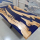 Tuzech Epoxy Table Top Fully Customised Resin River Table Indoor Outdoor Coffee Table Top Wooden Dining Table-Tuzech store