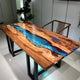 Personalized Large EPOXY Table, Resin Dining Table for 2, 4, 6, 8 River Dining Table, Wood Epoxy Coffee Table Top, Living Room Table-Tuzech store