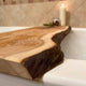 TUZECH Epoxy Live Edge Customized Thick Solid Wood Bathtub Tray-Tuzech store