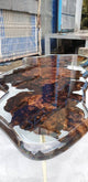 Tuzech Epoxy Table Top Fully Customized Thick Resin River Table Indoor Outdoor Coffee Table Top-Tuzech store
