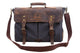 TUZECH Genuine Leather Vintage Messenger Satchel Handbag Laptop Tablet Ipad Briefcase Bag (16 Inches, BLACK)-Tuzech store