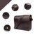 TUZECH Genuine Leather Bag Handmade Vintage Rustic Cross Body Messenger Laptop Bag Courier Satchel Bag Gift Men Women Bag (Dark Brown)