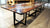 Dining Table & End Table Set With Clear Epoxy Resin-Tuzech store