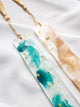 Tuzech Customizable Bookmarks Made of Resin Handmade Gold Touch Bookmarks Presents for Women Kids Students Teachers and Book Lovers