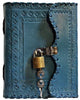 TUZECH Leather Journal for Men and Women Leather Diary to Write Poems,Sketchbook, Record Keeping Notebook Personal Memoir with Lock and Key - Unlined-Tuzech store