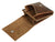 Tuzech Leather Multiple Layer Card Holder/Bag/Pouch/Wallet/Change Holder/Card Organizer/Accessories, Handmade (Bourbon Brown)-Tuzech store