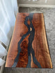 Customized Large Live Edge EPOXY Table, Resin Dining Table for 2, 4, 6, 8 River Dining Table Top, Wood Epoxy Coffee Table Top, Living Room Table-Tuzech store