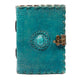 Real Handmade Pure Leather Diary for Office Home Daily Use with C Lock 7 Inches (Ocean Blue)-Tuzech store