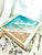 TUZECH Customizable Epoxy Wood Sliding Jewellery Treasure Box Chest Seaside Beach Ocean Handmade Home Décor memory box Custom gift box Trinket Box-Tuzech store