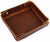 Leather Catchall Change Keys Coins Jewels Tray Organizer Box for Nightstand Big Storage Handmade Antique Brass Studs Decoration for Coin, Key, Phone (Bourbon Brown)-Tuzech store