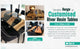 TUZECH Personalized Large Live Edge Stool, Wooden Live Edge Bench, Bedroom Bench, Modern, Live Edge Bench, Wood Bench, with 16.5" U Shaped Legs-Tuzech store