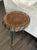 TUZECH Live Edge Round end Table Beautiful Handmade Live Edge Walnut Coffee Table, Kitchen, Dining Table, Walnut Dine Table (22.5X16X2.25 Inches)-Tuzech store