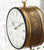 Tuzech Brass Finish Antique Style Round Hanging Wall Mount Home Décor Double Side Wall Clock Creative Classic Clocks-Tuzech store